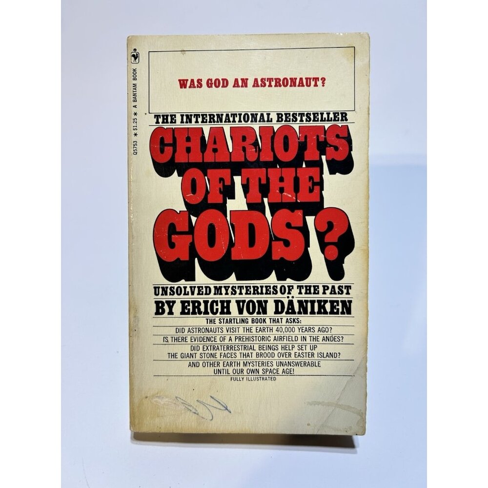 Chariots Of The Gods? pb Erich Von Daniken 8th Print 1972 Bantam ID:78841